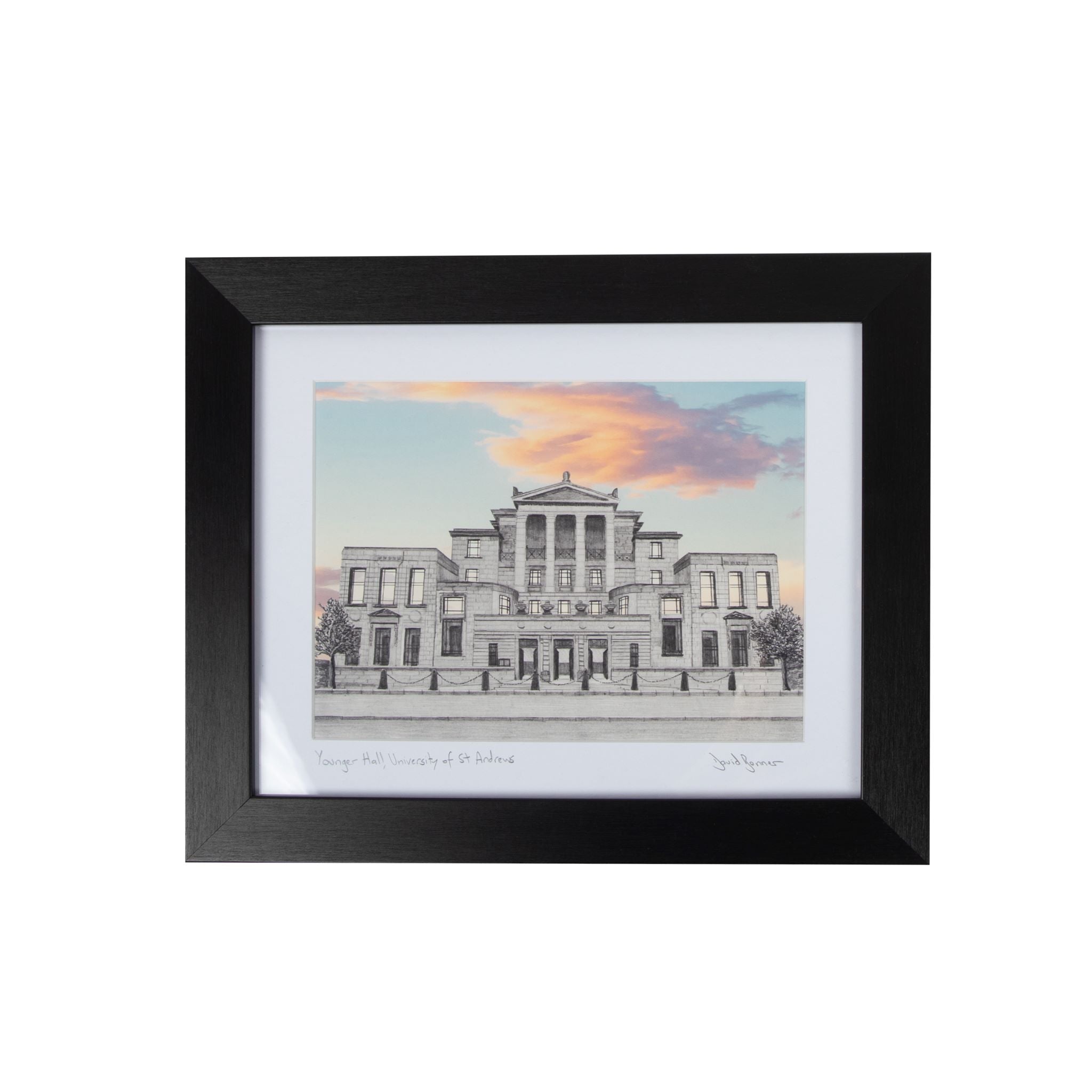 Younger Hall Framed Print