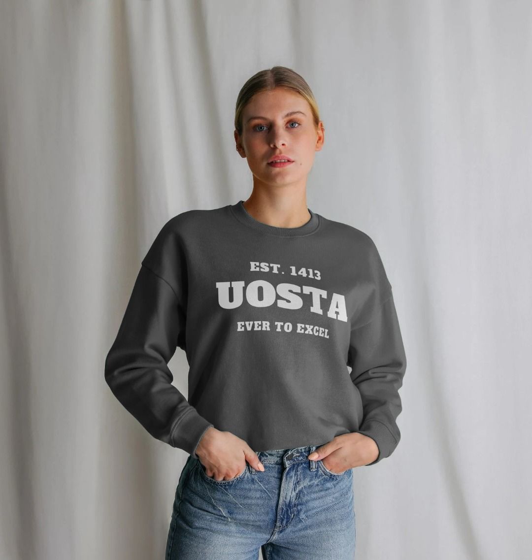 Slate Grey BOLD oversized Ladies Sweater