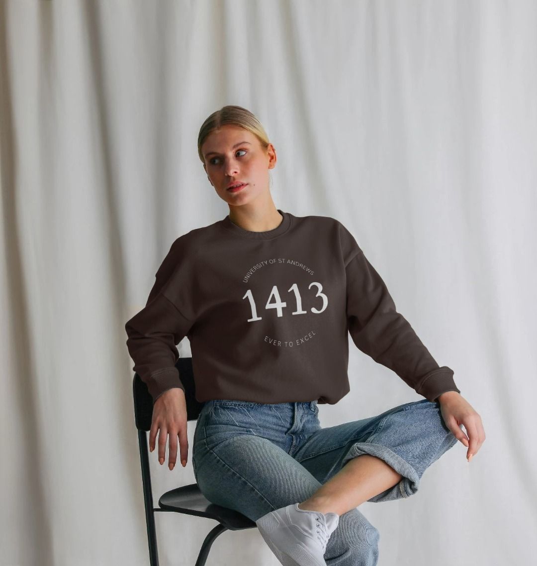 Chocolate 1413 Oversized ladies sweater