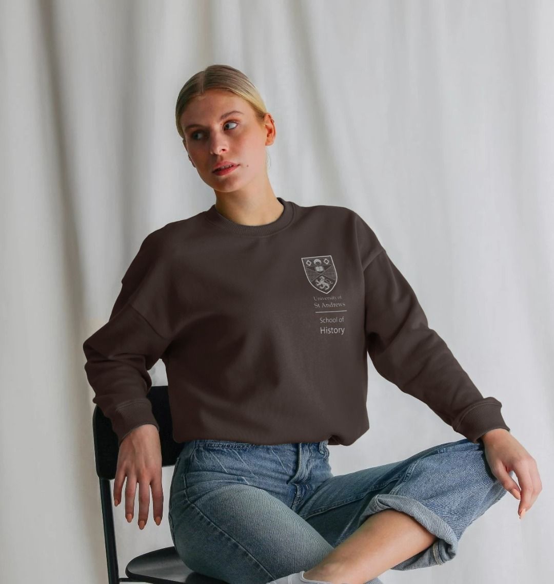 Chocolate School of History Oversized Ladies Sweater