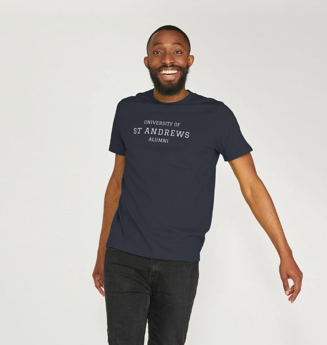 Navy Blue Alumni Minimal T-shirt