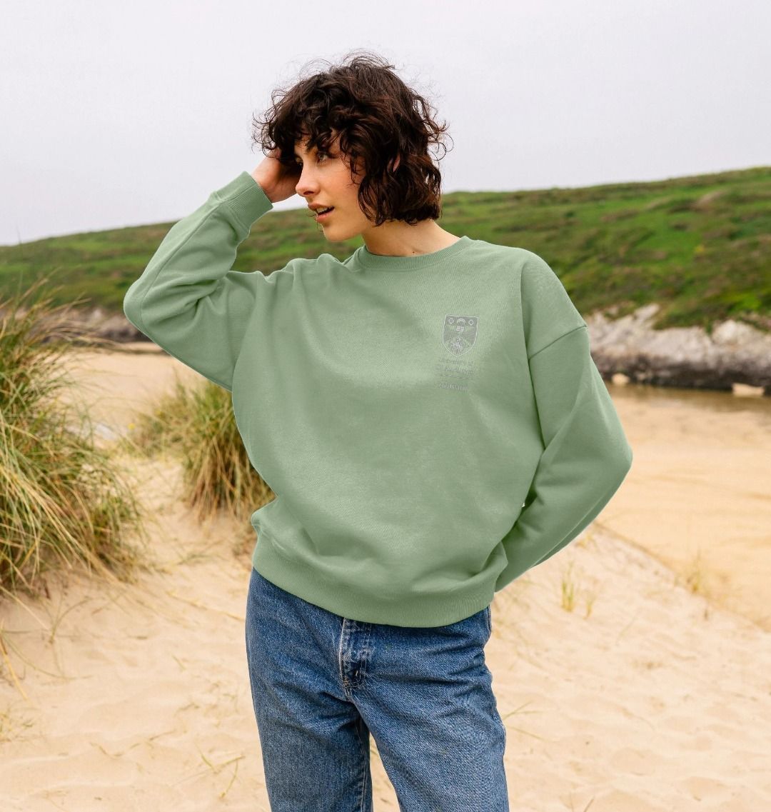 Sage Classic Crest - Alumni Oversized Ladies Sweater