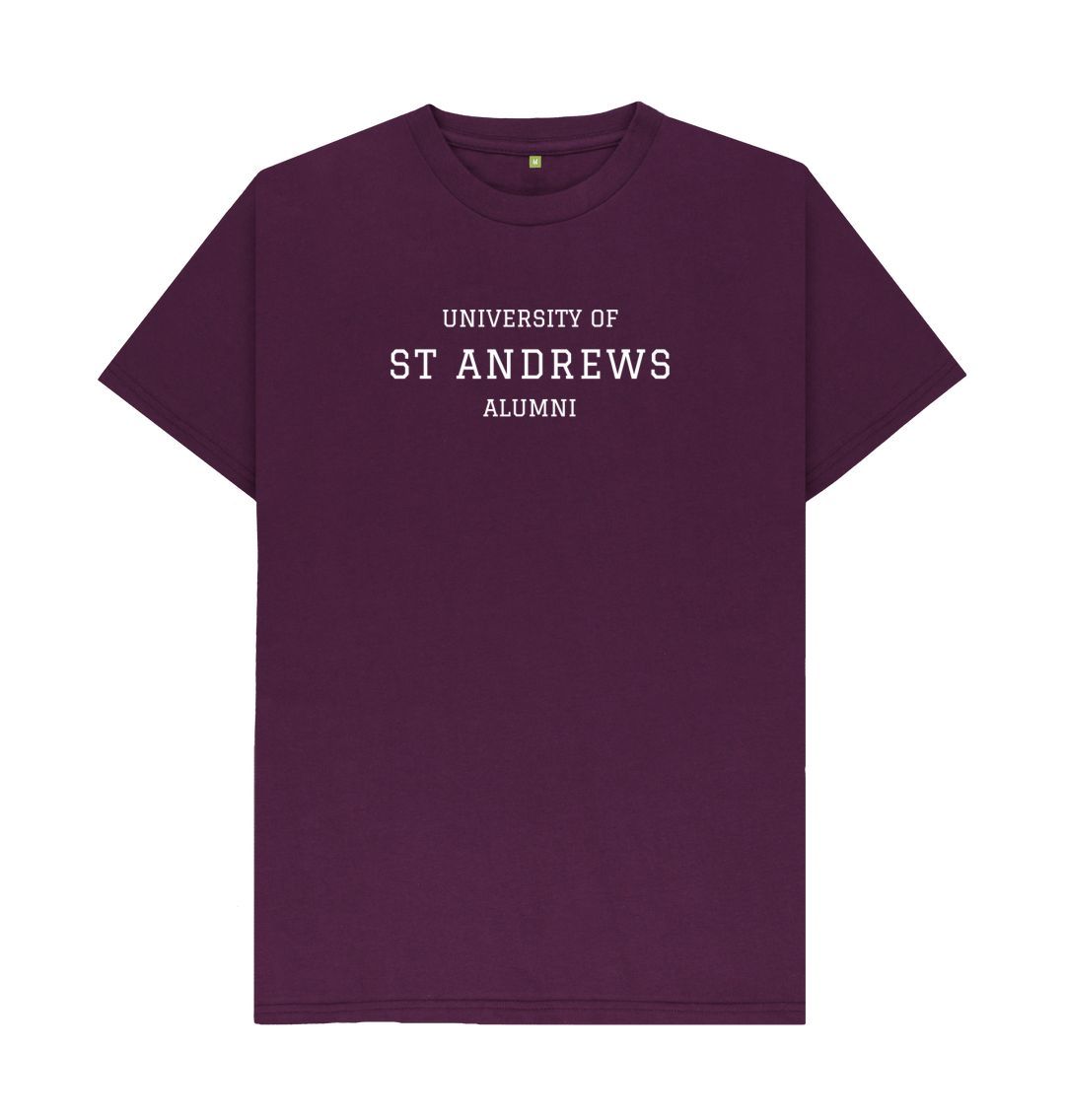 Purple Alumni Minimal T-shirt