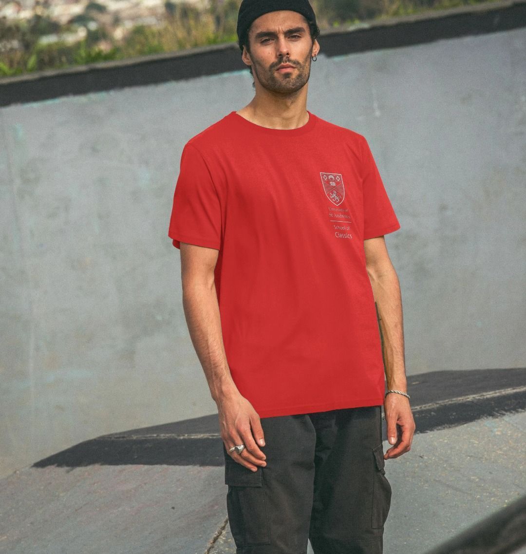 Red School of Classics Back Print T-Shirt