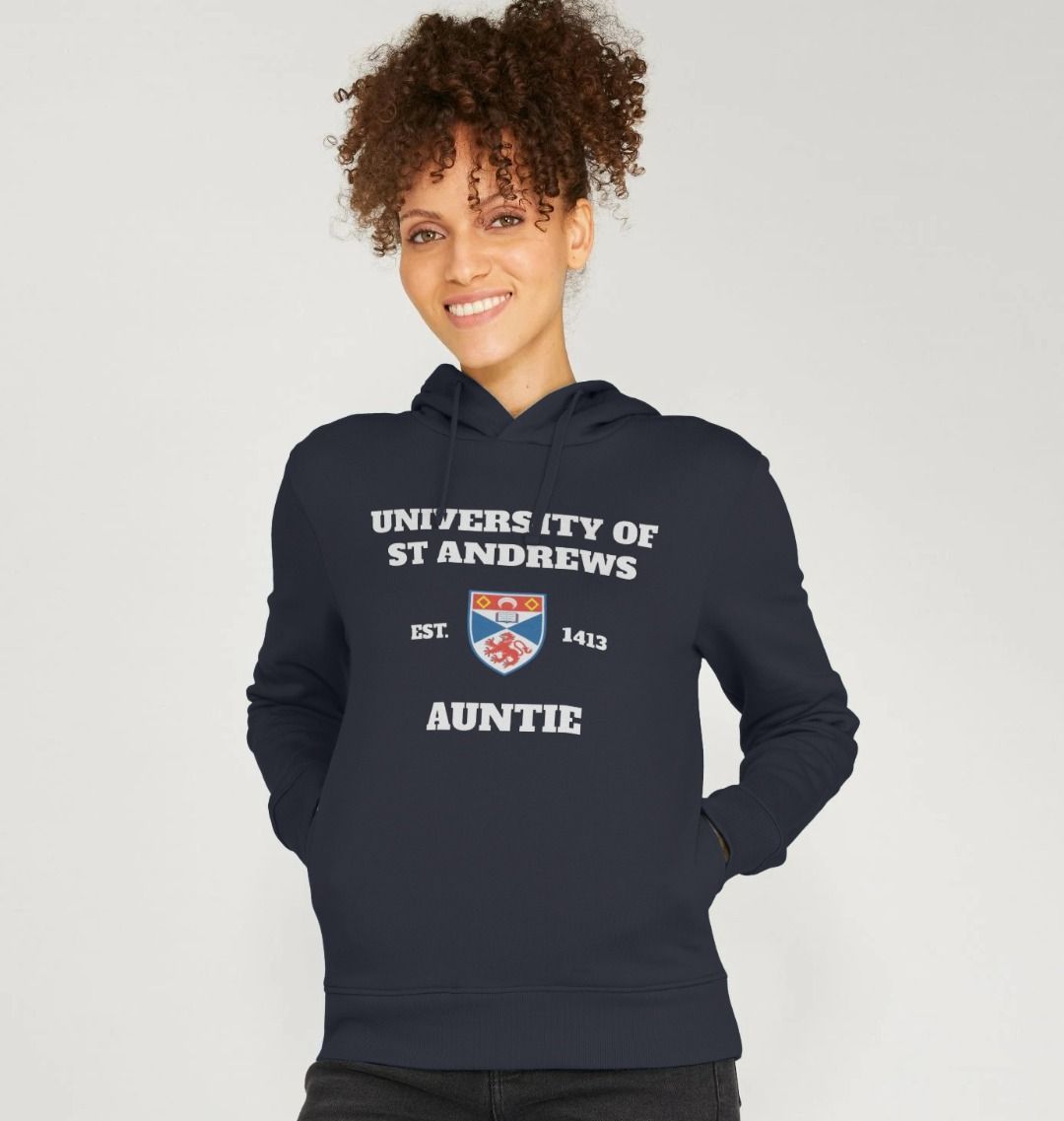 Navy Blue Auntie Hoodie