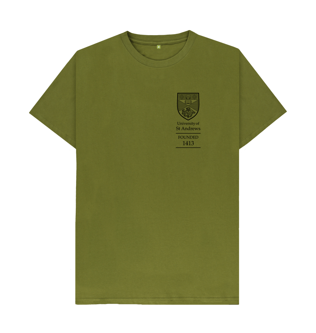 Moss Green Classic Black Founded 1413 T-shirt