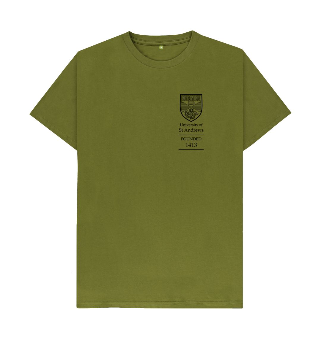 Moss Green Classic Black Founded 1413 T-shirt