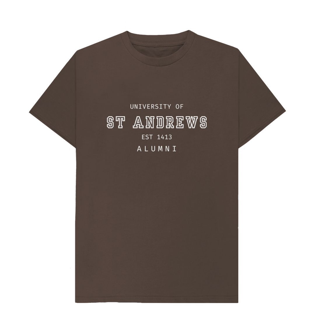 Chocolate Old School Alumni T-shirt