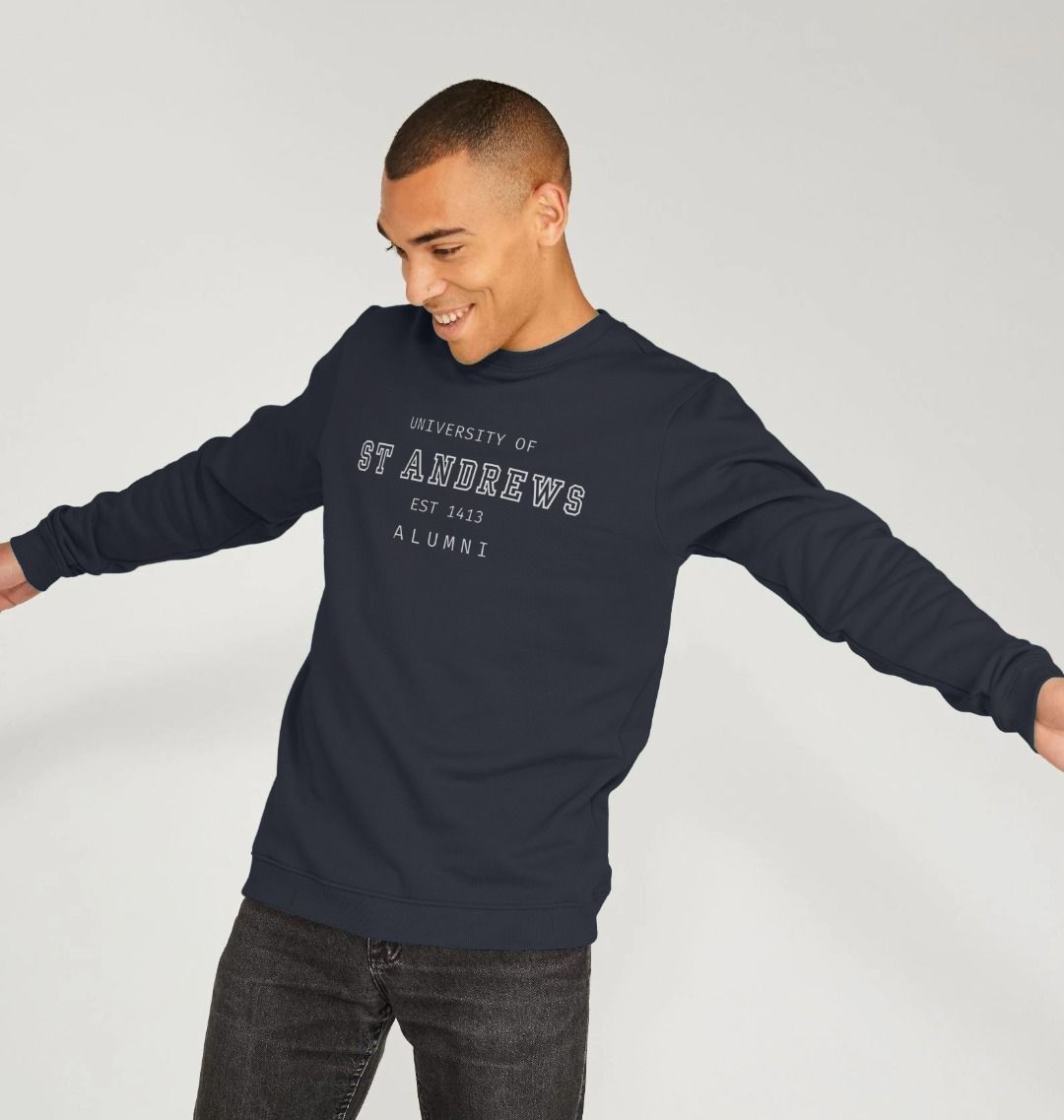 Navy Blue Old School Alumni Sweater