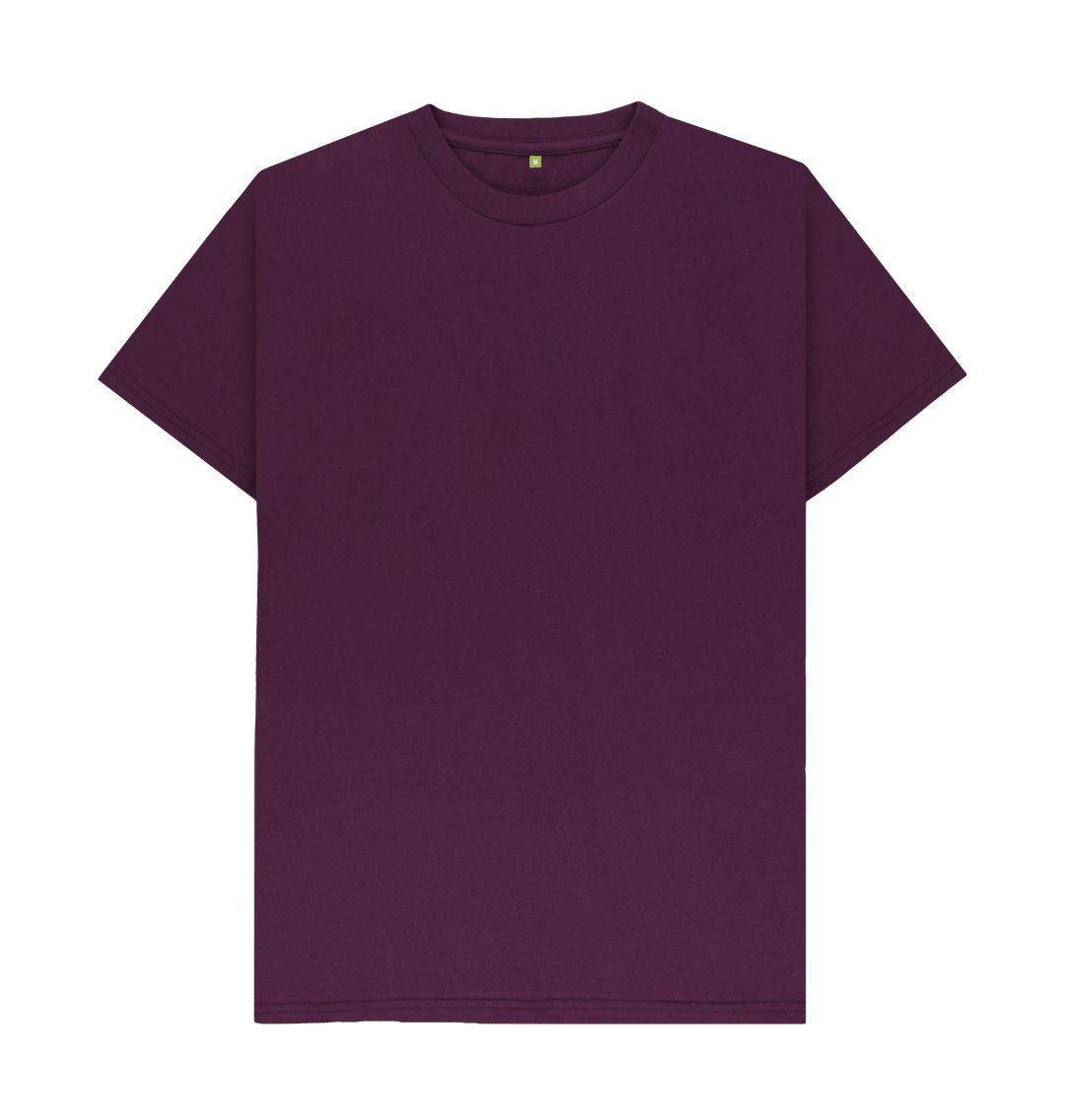 Purple 1413 Back Print T-Shirt