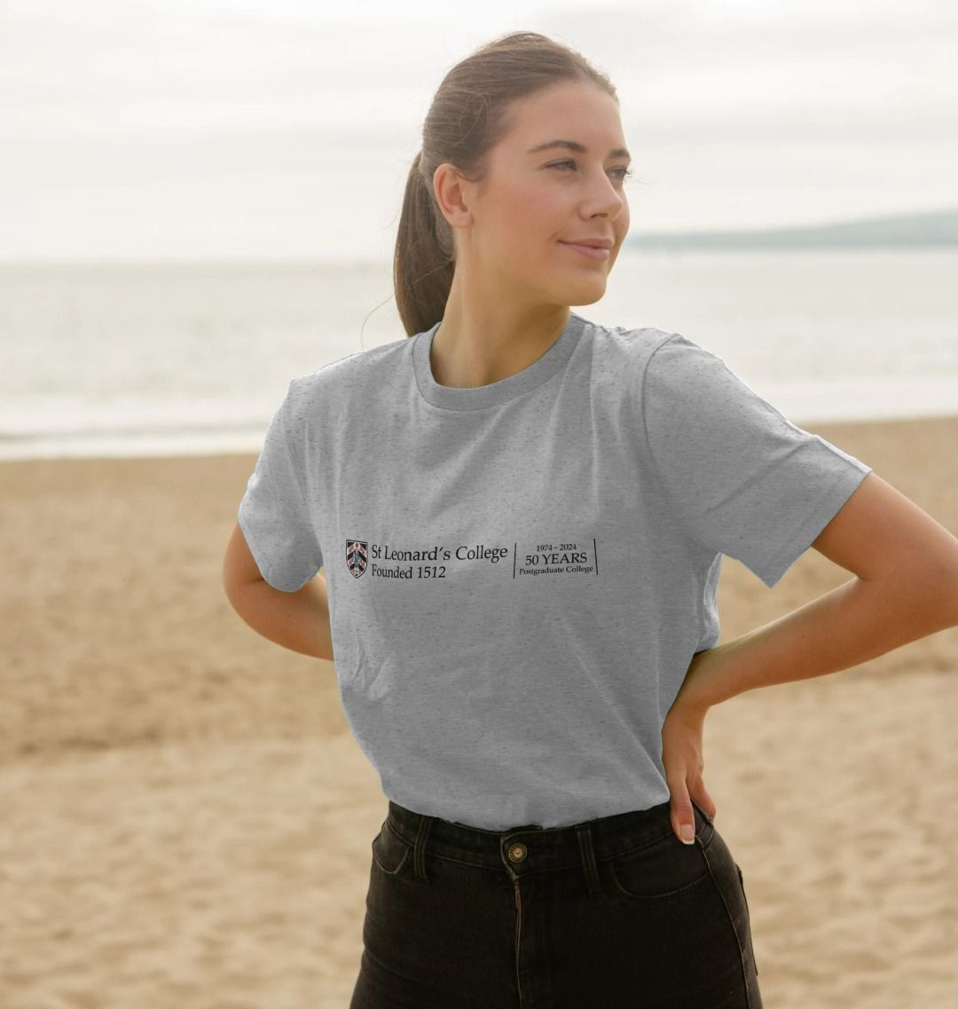 Athletic Grey St Leonard's 50th anniversary T-shirt