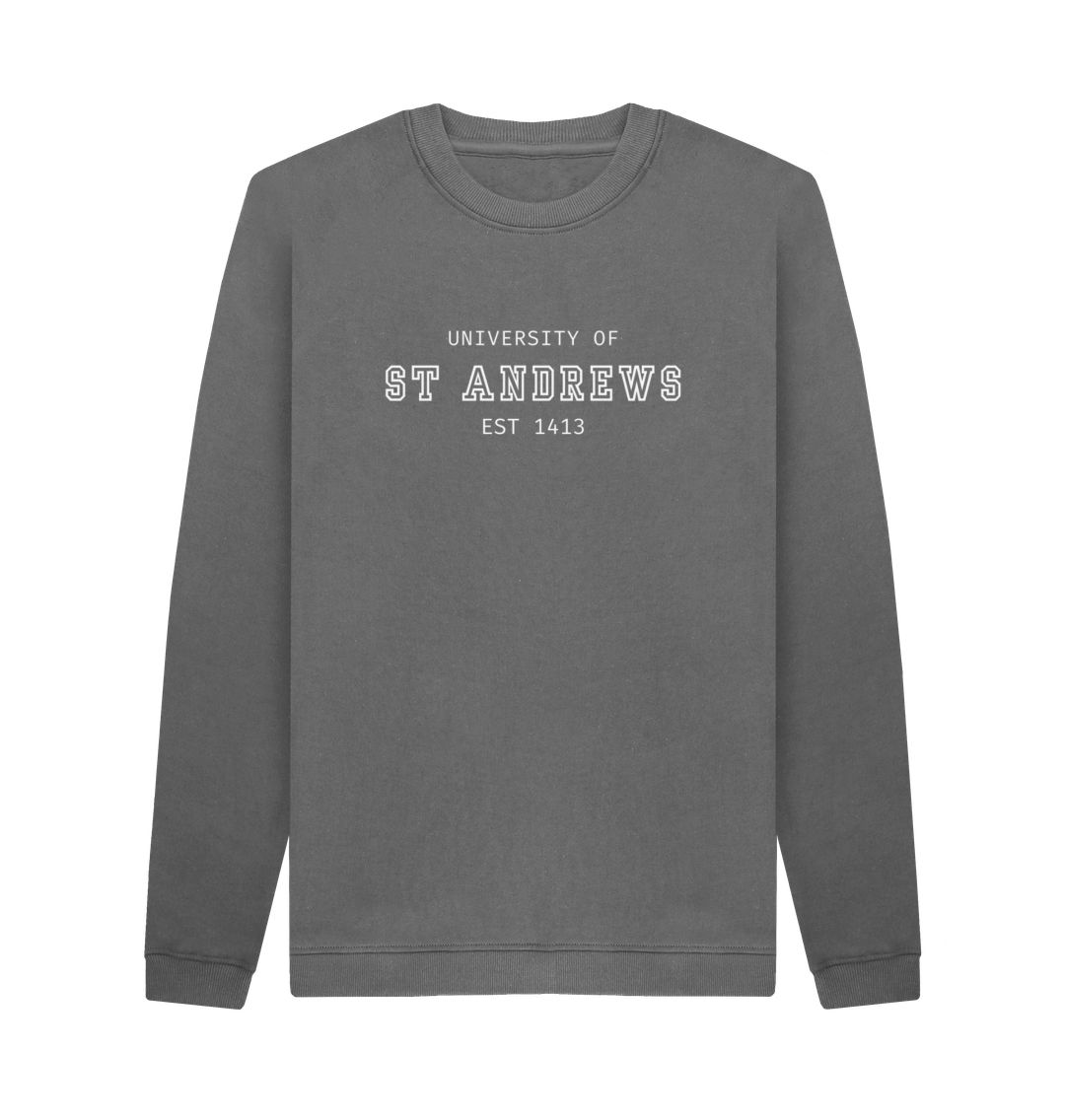 Slate Grey Old School Sweatshirt