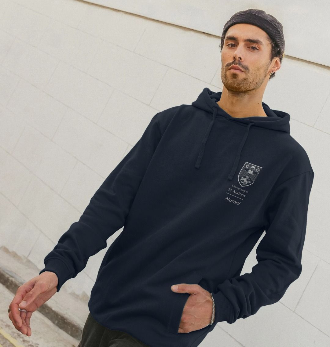 Navy Classic Crest - Alumni Hoodie