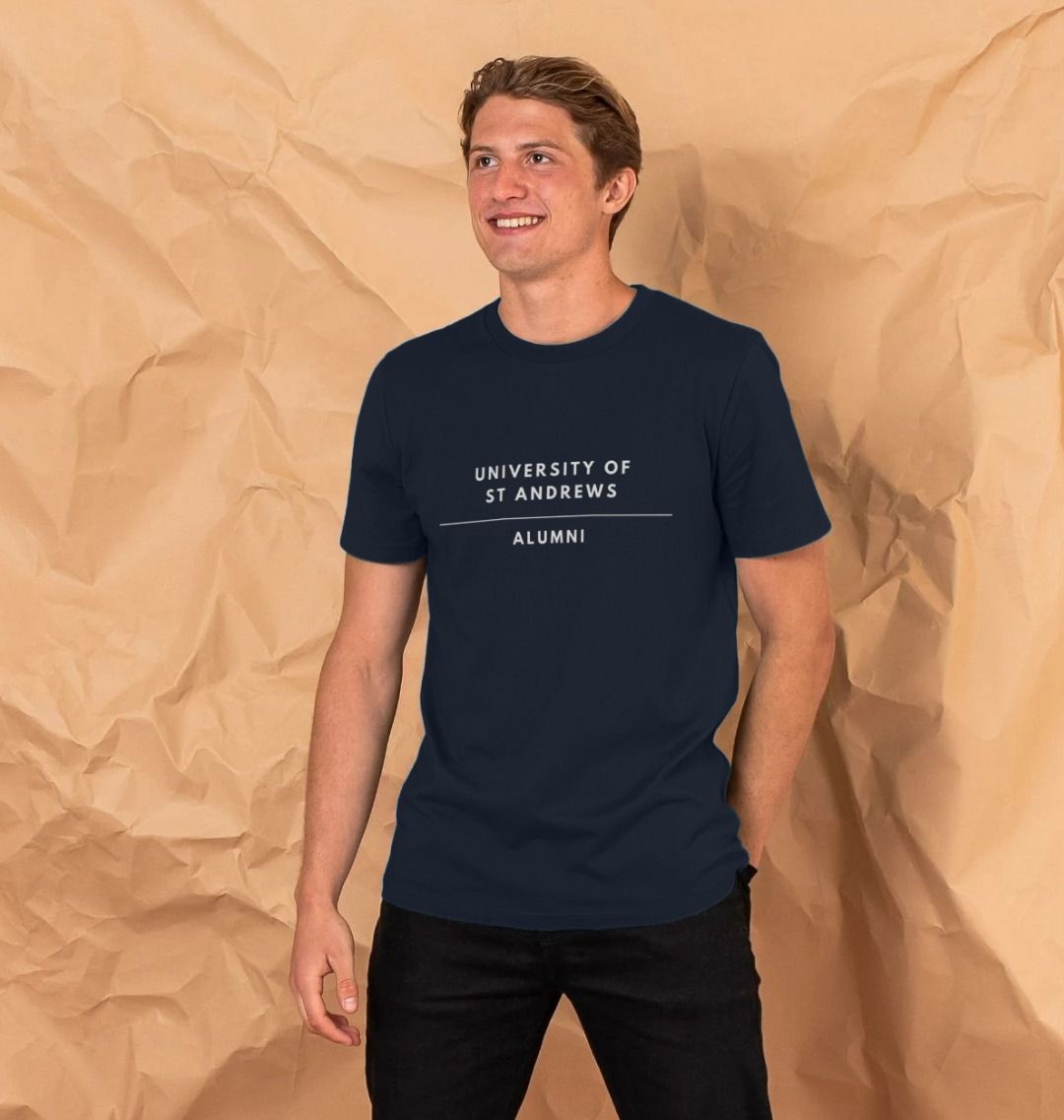 Navy Blue Mono Alumni T-Shirt