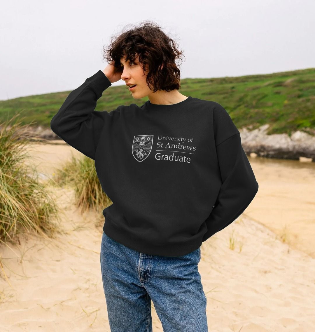 Black Ladies oversized graduate Sweater - Class of 2023