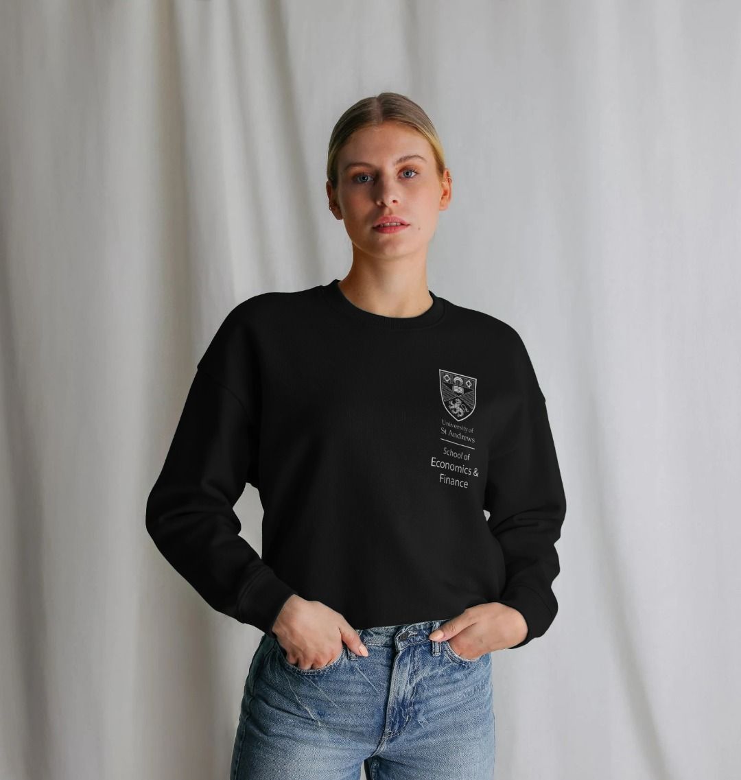 Black School of Economics and Finance Oversized Ladies Sweater