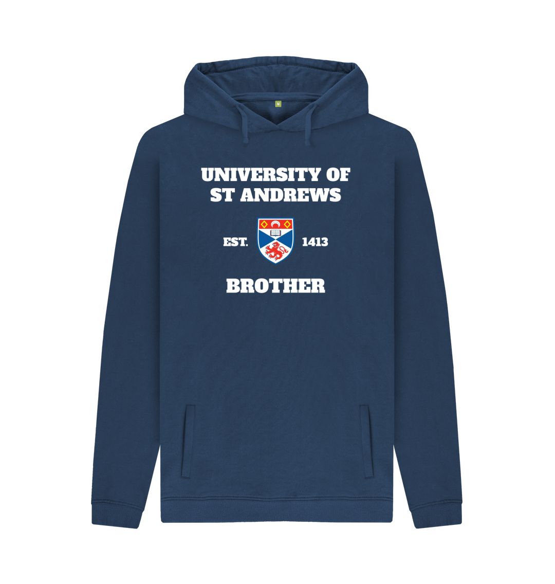 Navy Brother Hoodie