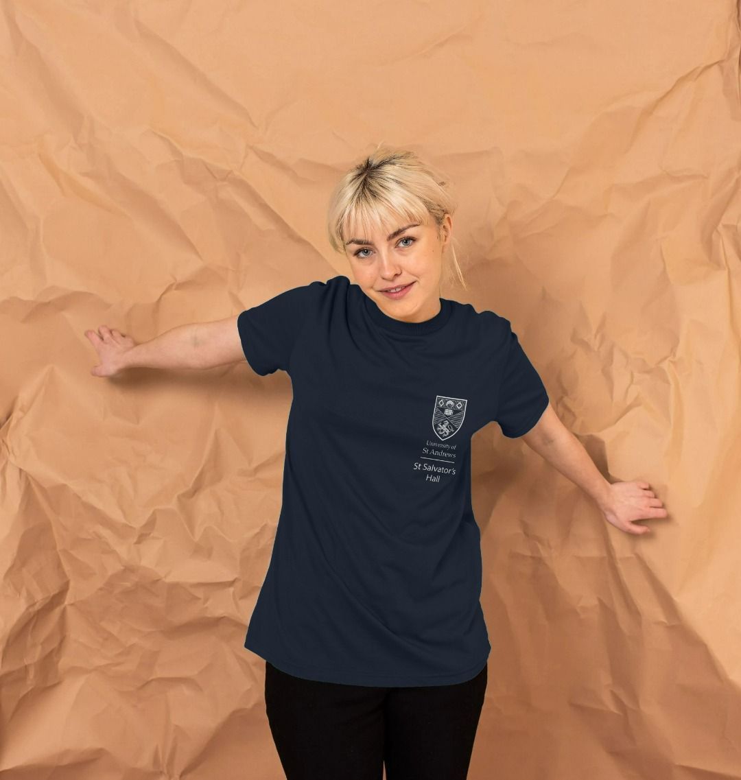 Navy Blue St Salvator's Hall T-Shirt