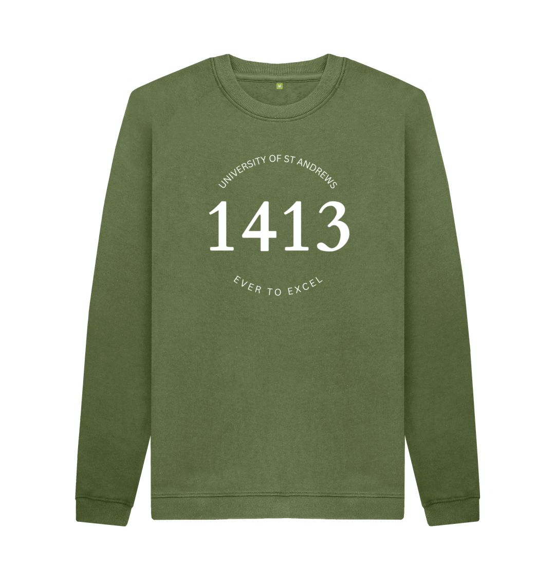 Khaki 1413 sweatshirt - extended colours