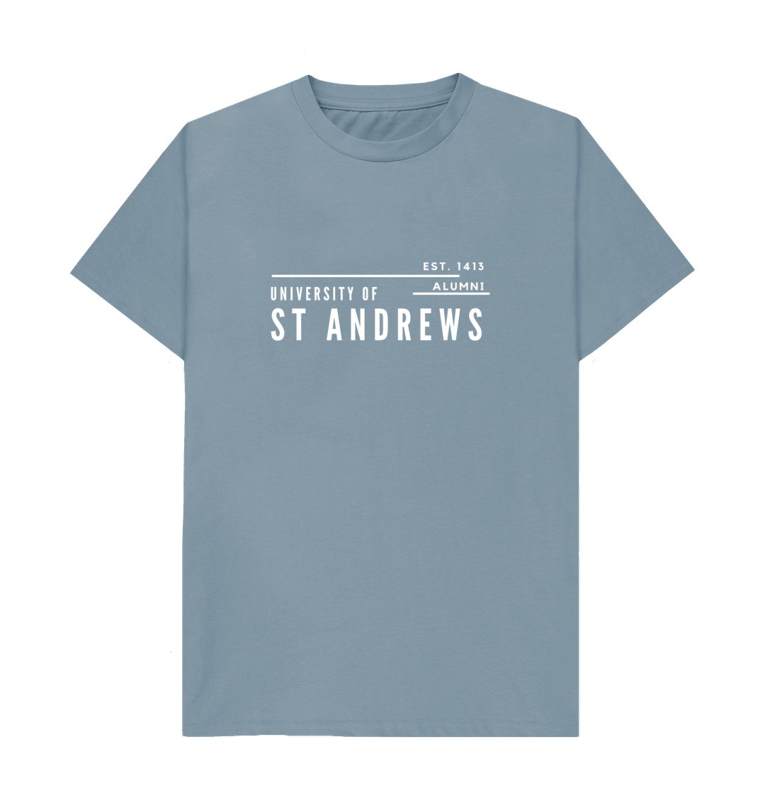 Stone Blue Offset Alumni T-shirt