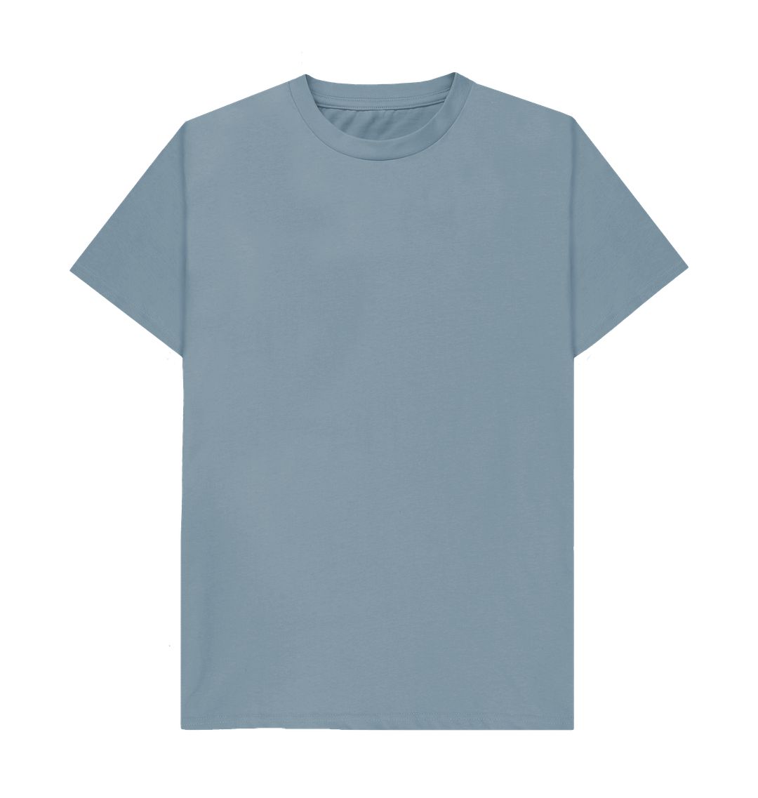 Stone Blue 1413 Back Print T-Shirt