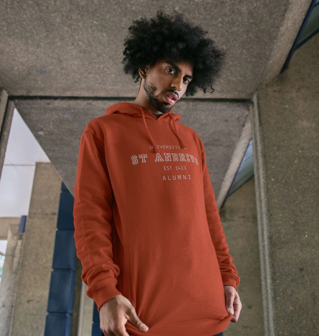 Rust Old School Alumni Hoodie