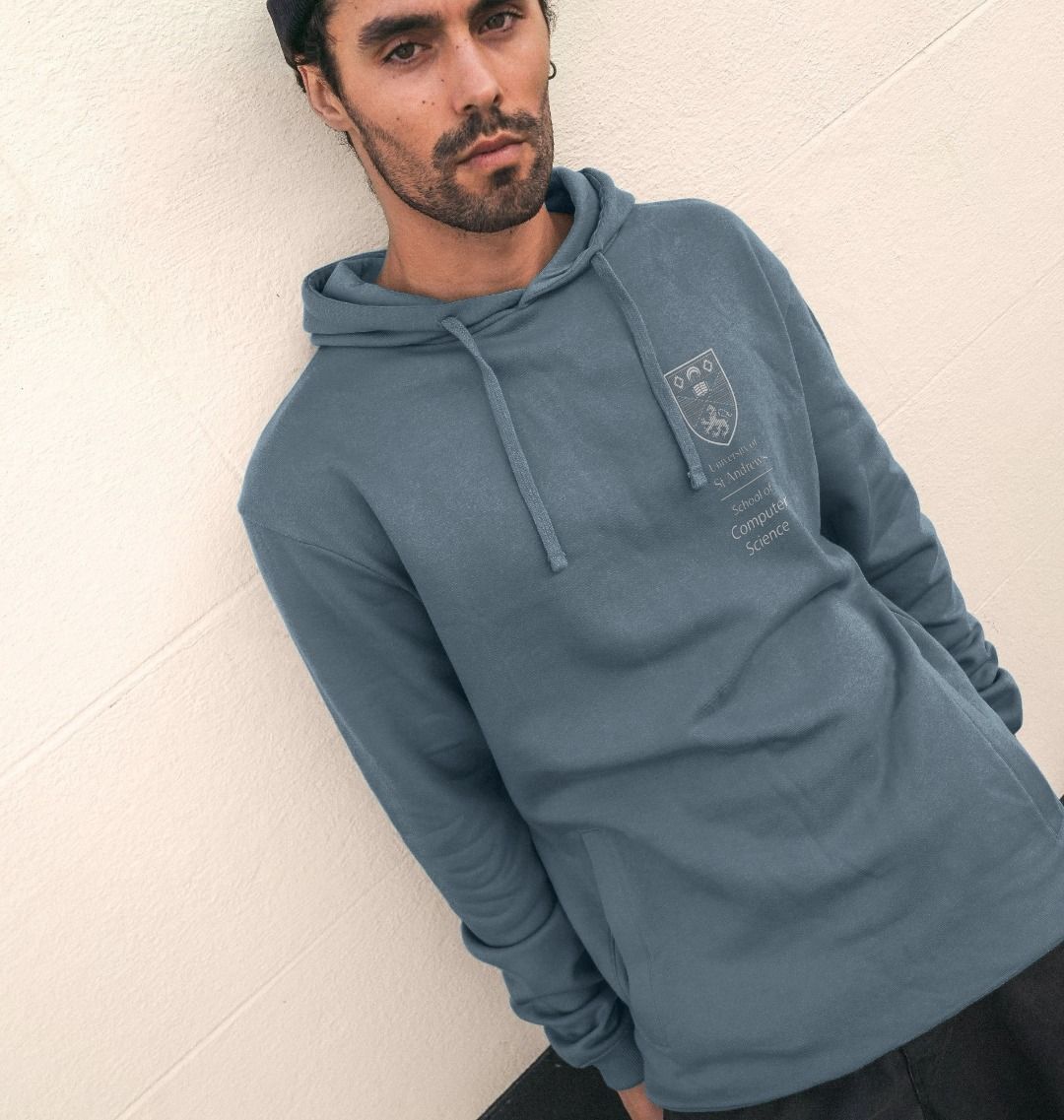 Stone Blue School of Computer Science Hoodie