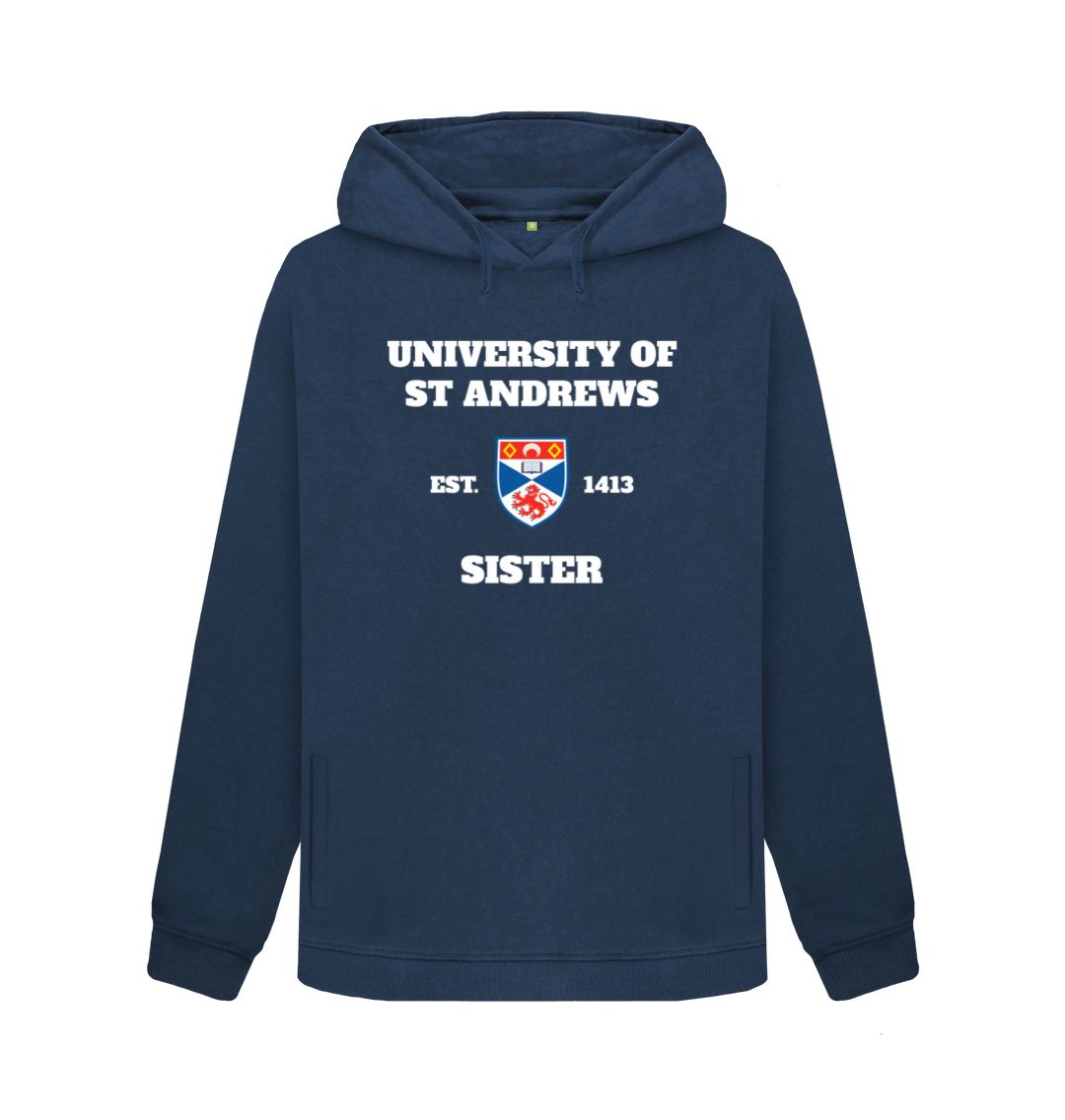 Navy Blue Sister Hoodie