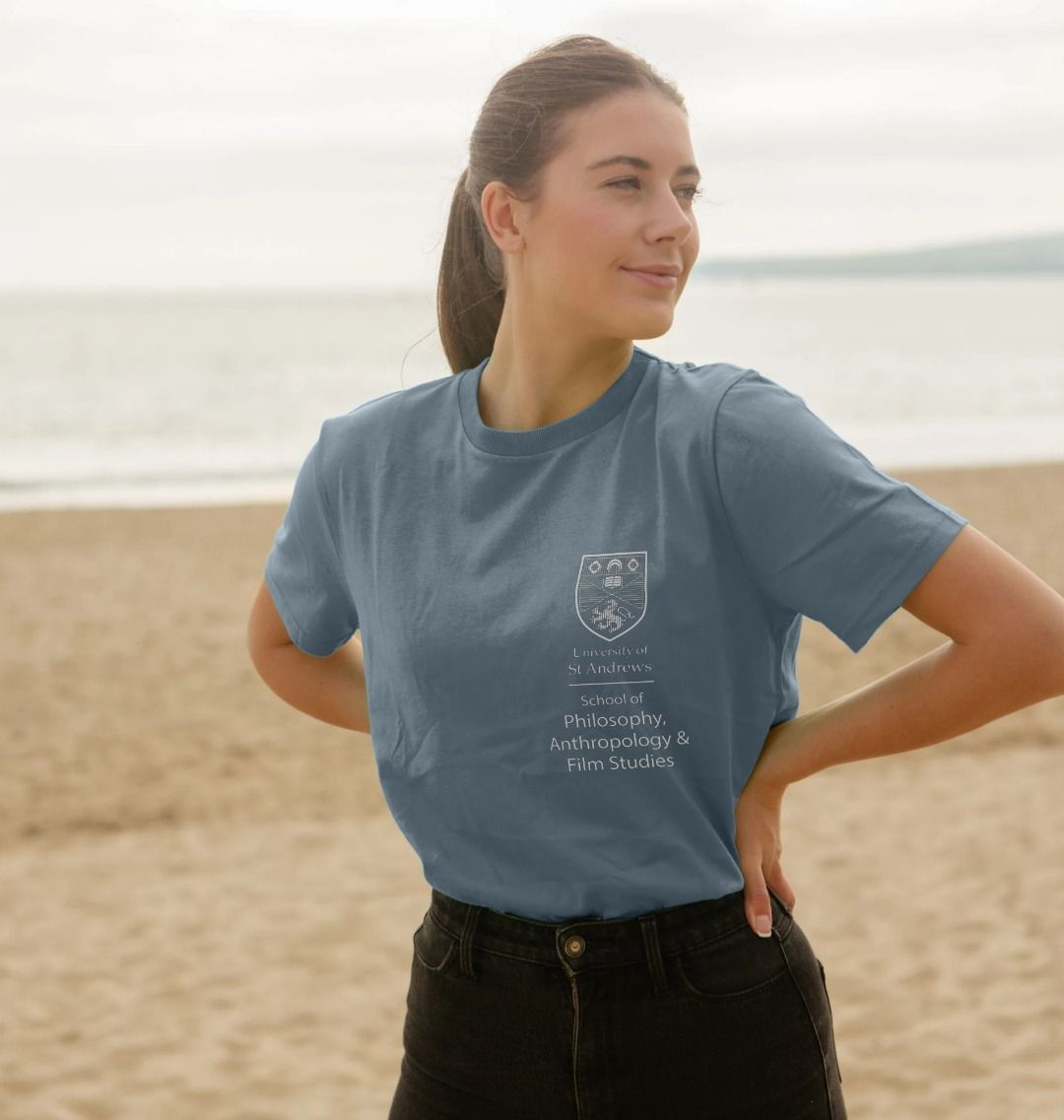 Stone Blue School of Philosophy, Anthropology & Film Studies T-Shirt