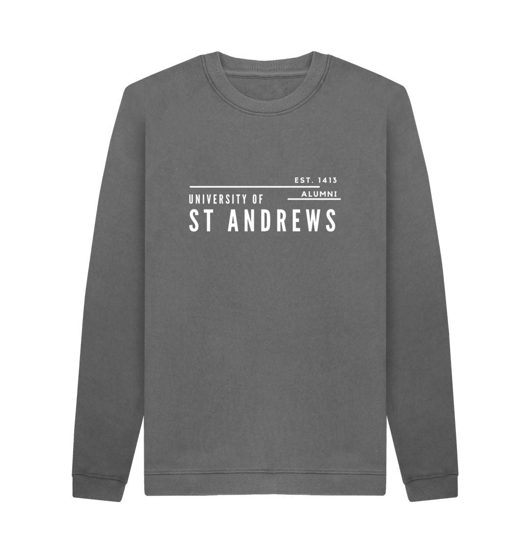 Slate Grey Offset Alumni Sweatshirt