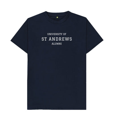 Navy Blue Alumni Minimal T-shirt
