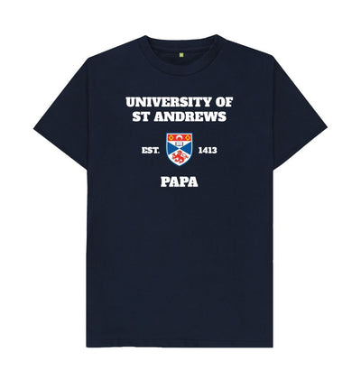 Navy Blue Papa T-shirt