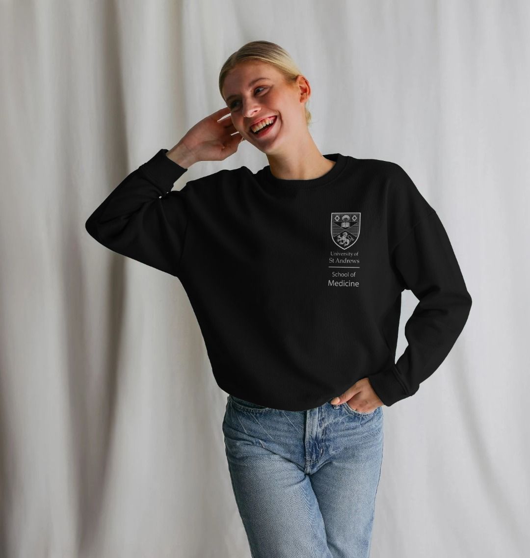 Black School of Medicine Oversized Ladies Sweater