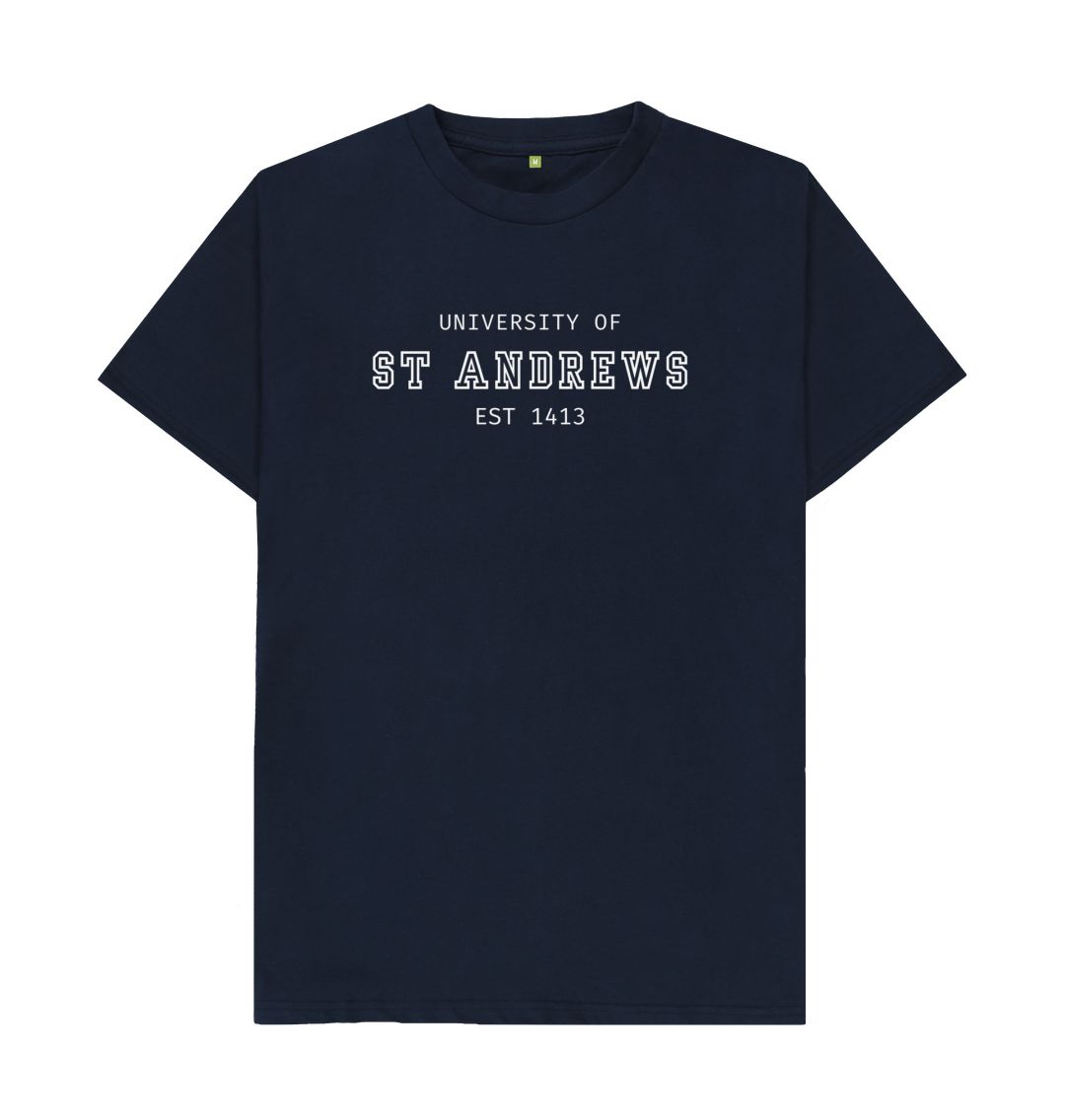 Navy Blue Old School T-Shirt