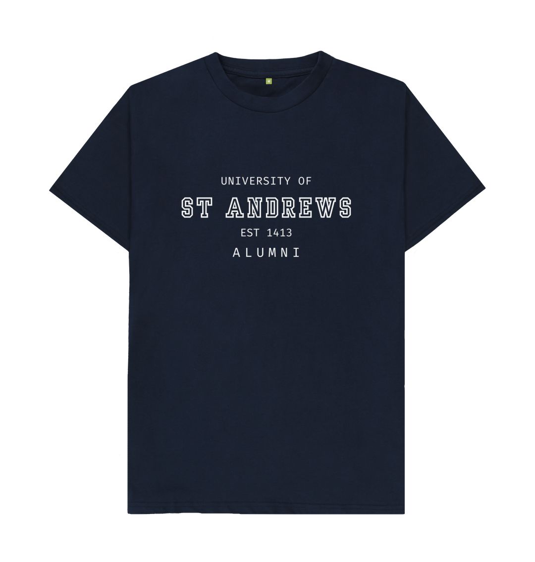 Navy Blue Old School Alumni T-shirt