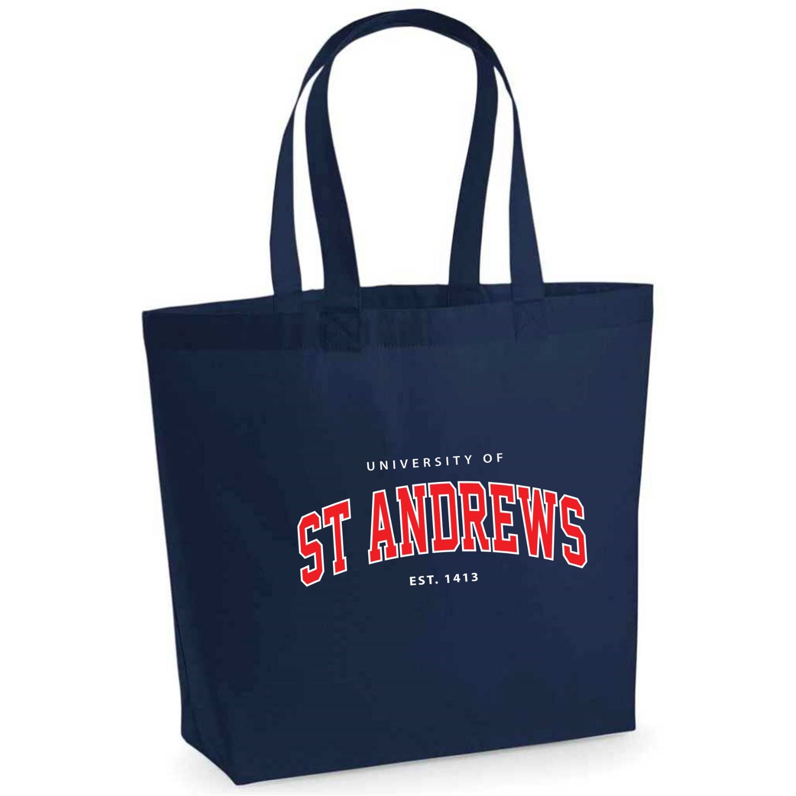 Varsity Print Tote Bag