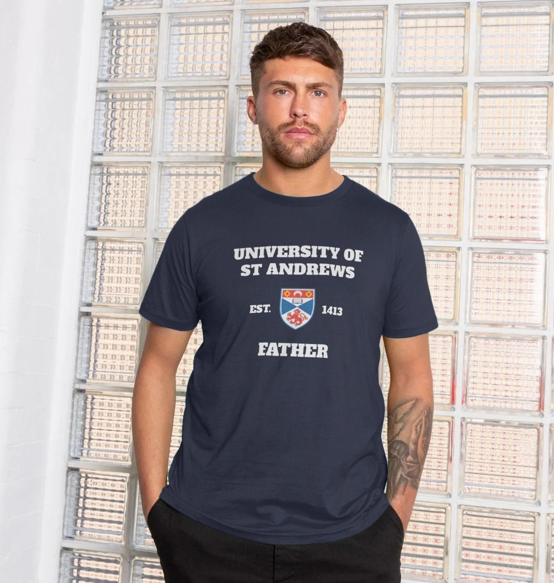 Navy Blue Father T-shirt