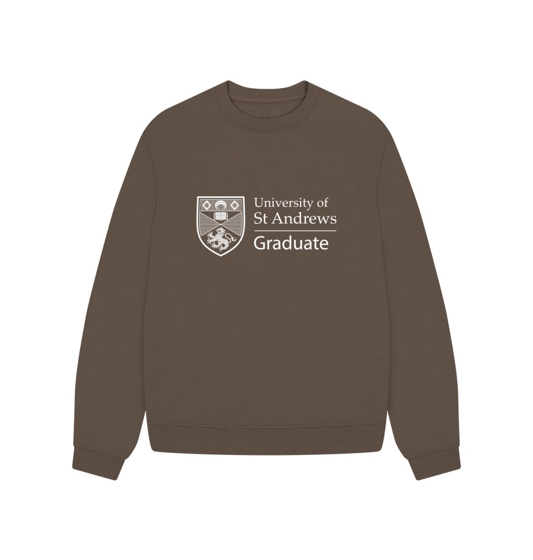 Chocolate Ladies oversized graduate Sweater - Class of 2023