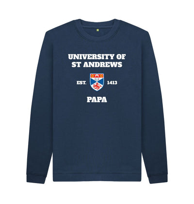 Navy Blue Papa Sweatshirt