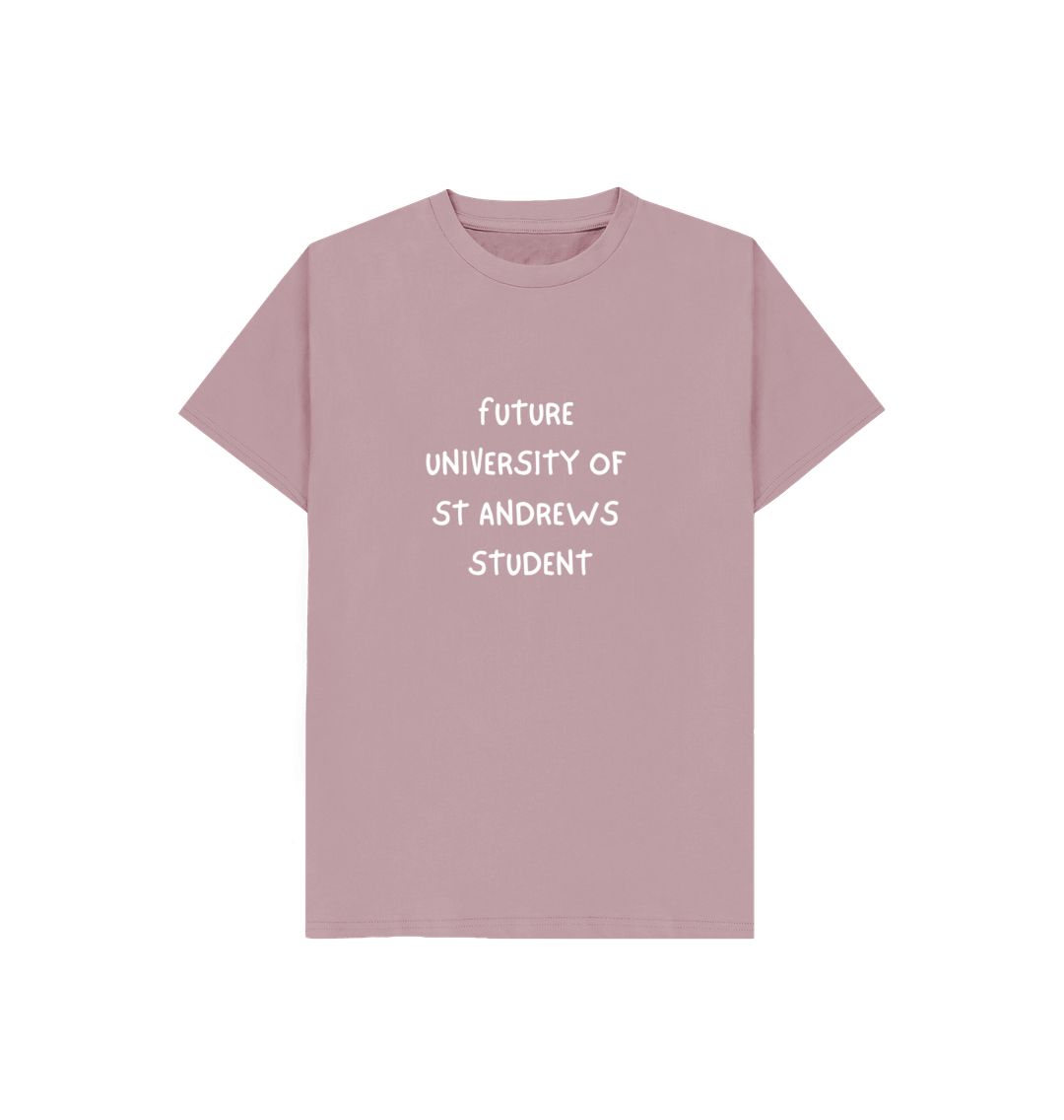 Mauve Future University student T-shirt