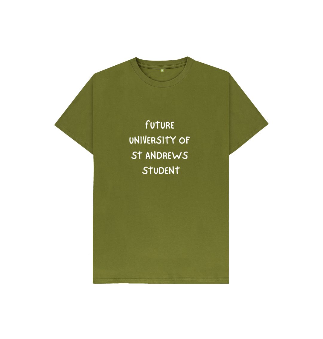 Moss Green Future University student T-shirt