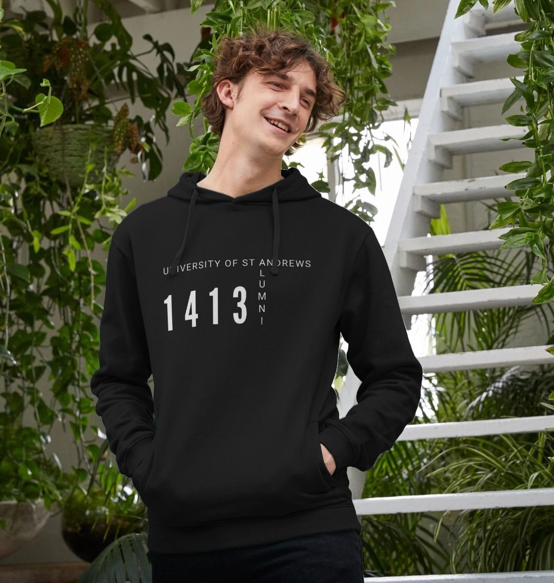 Black Crossword Alumni Hoodie