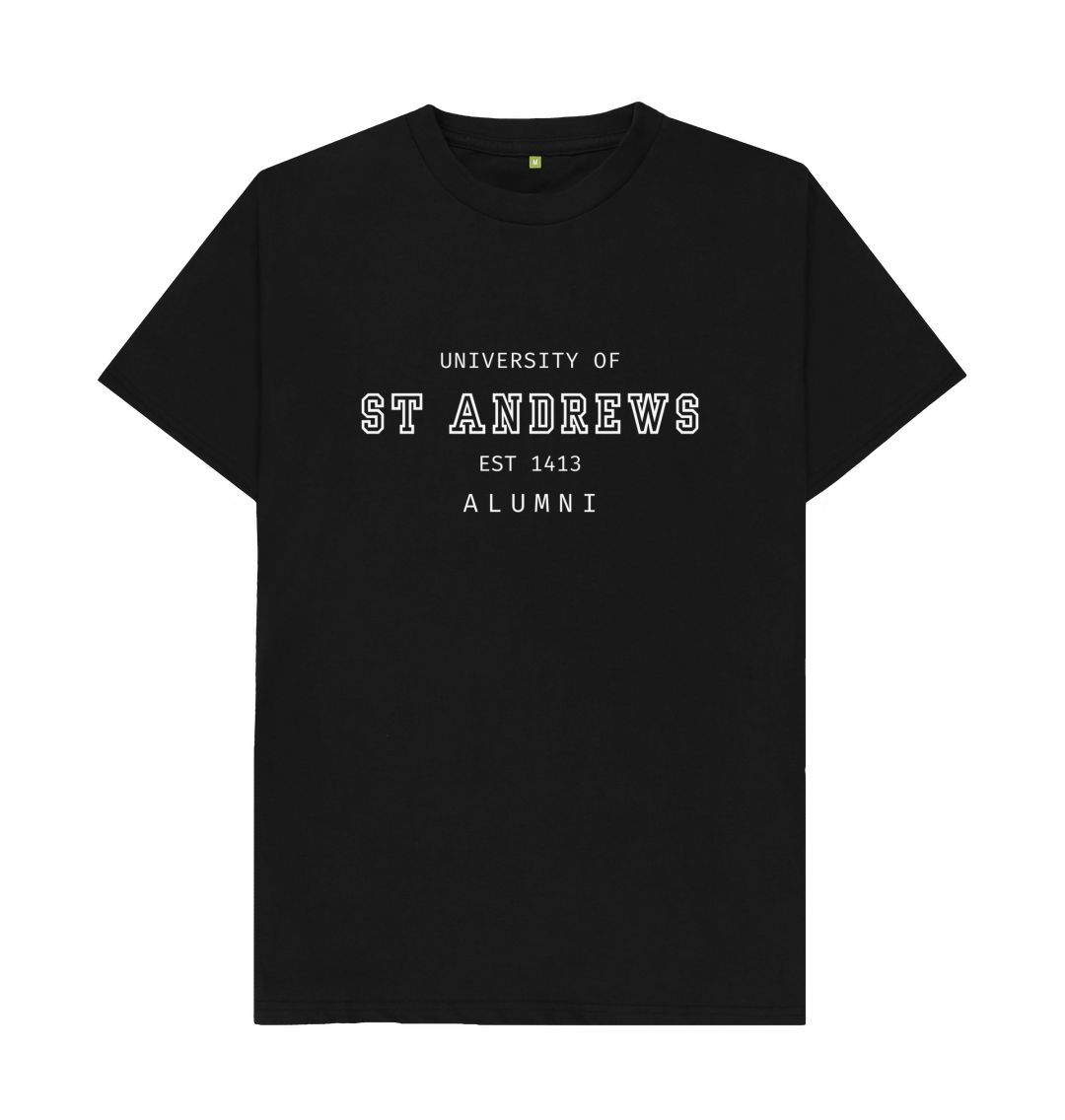 Black Old School Alumni T-shirt