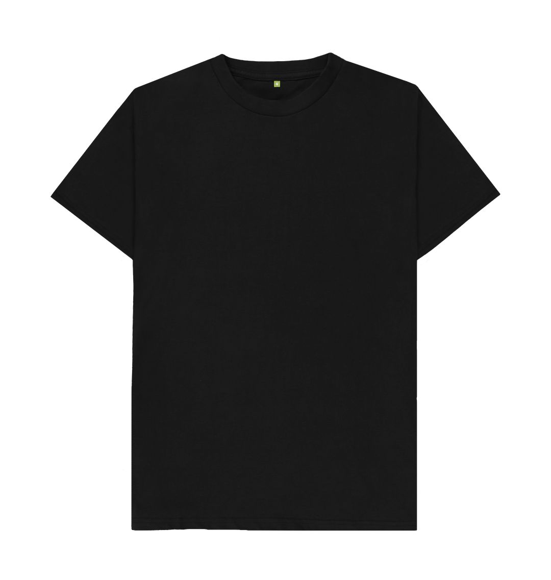 Black 1413 Back Print T-Shirt