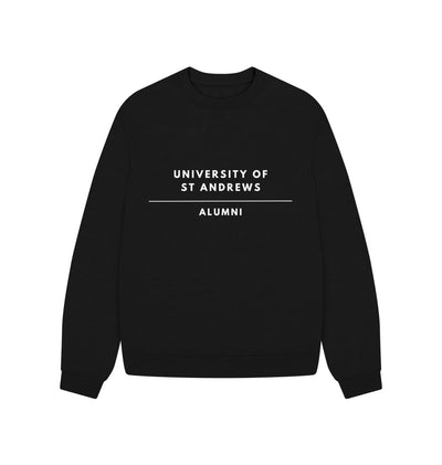 Black Mono Alumni Oversized Ladies Sweater