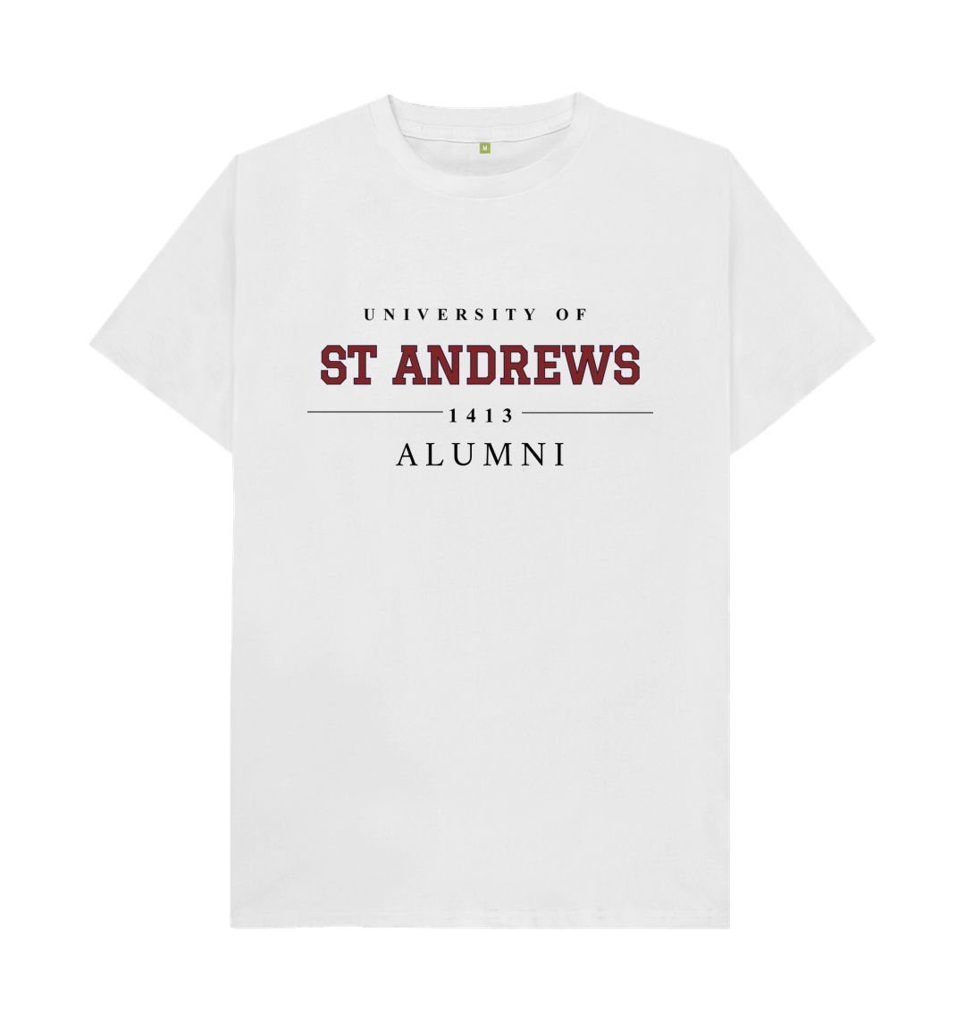 White Underscore Alumni T-Shirt