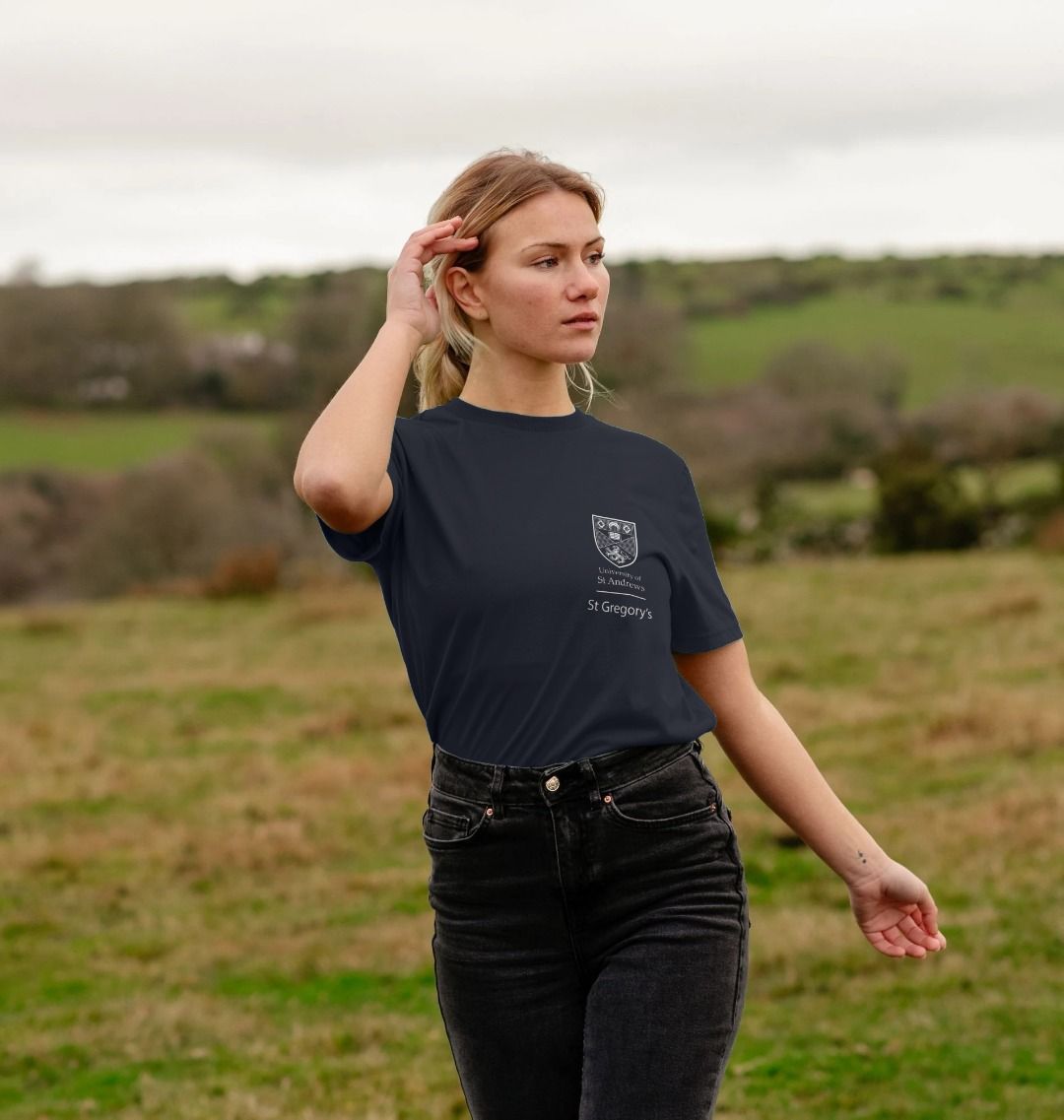 Navy Blue St Gregory's T-Shirt