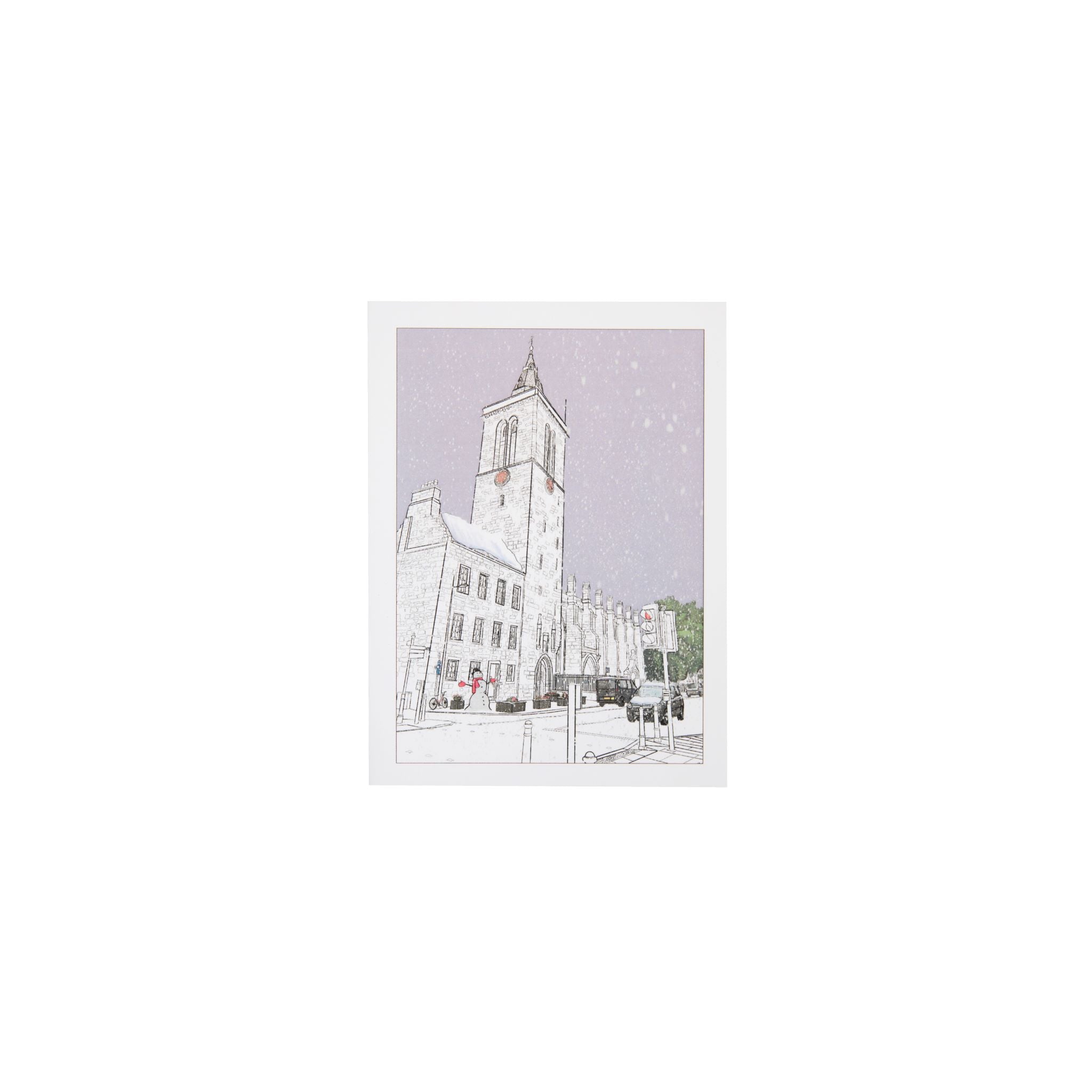 St Salvator's Snow Card