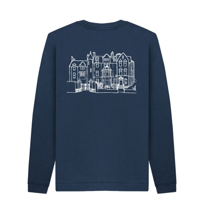 Navy Blue School of Classics Back Print Sweater