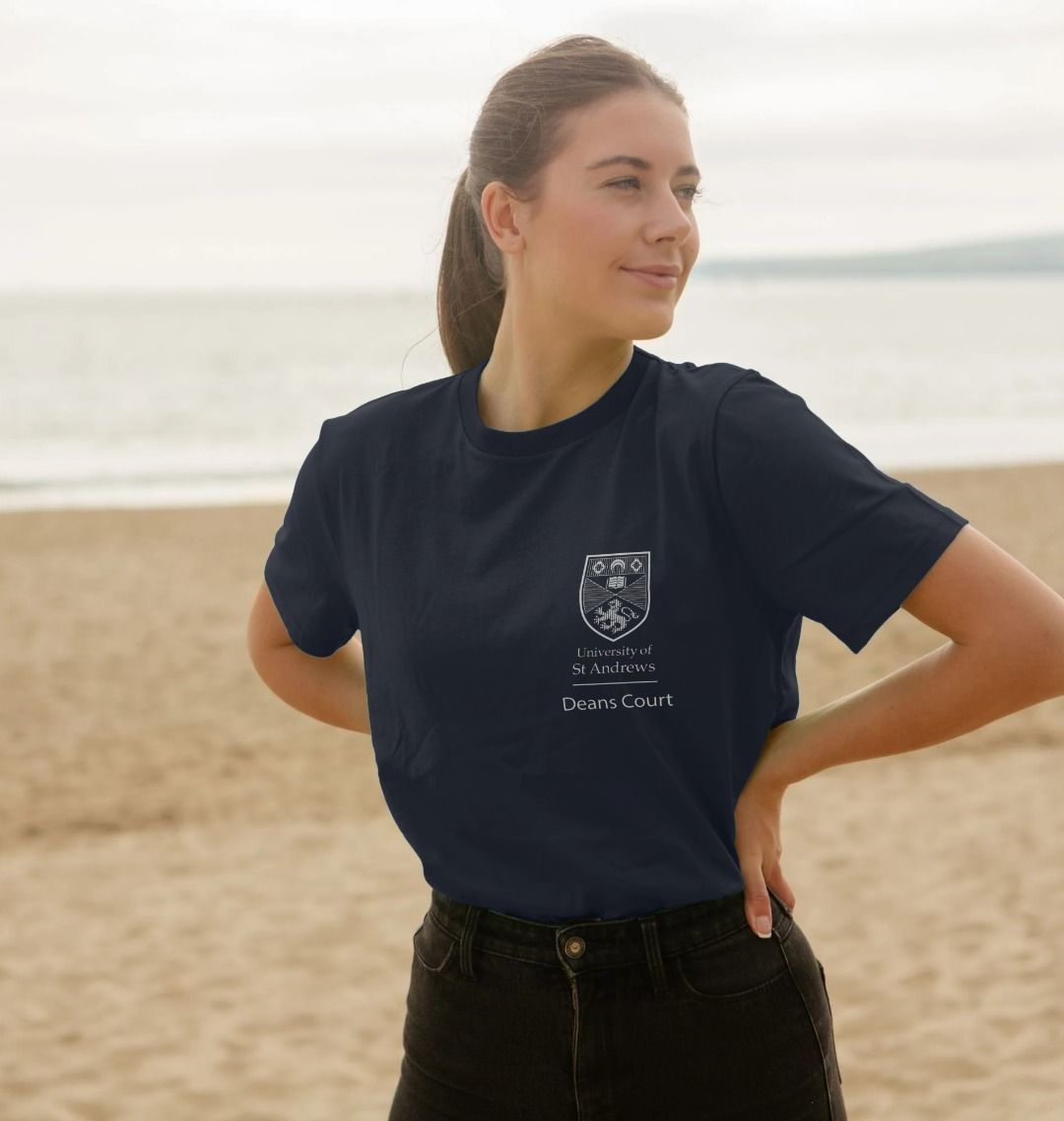 Navy Blue Deans Court T-Shirt